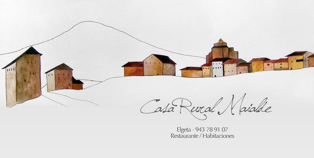 Casa Rural Maialde Elgeta Ngoại thất bức ảnh
